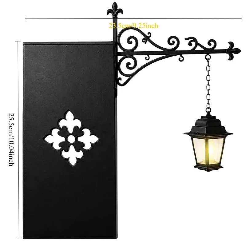 Bookshelf Hanging Ghost LED Reading Lamp Vintage Wrought‑Iron Night Light Halloween Indoor Home Bedroom Wall Art Decor Lamp