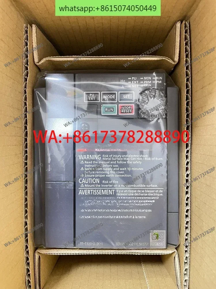Inverter FR-E820-0.1K/0.2K/0.4K/0.75K/1.5K/2.2K/3.7K/5.5K-1