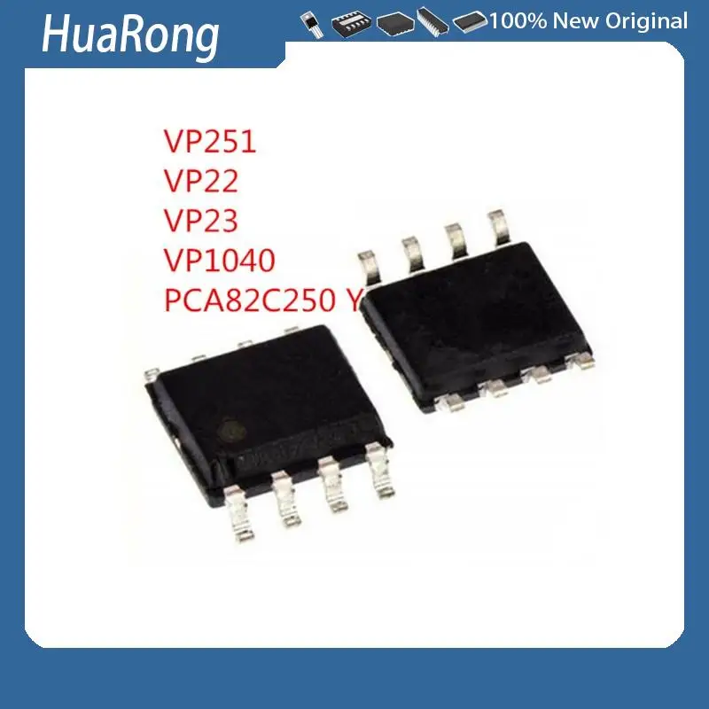 10PCS/LOT       VP251    VP22     VP23     VP1040     SN65HVD251DR      PCA82C250 Y     A82C250     A82C251T Y      SOP8
