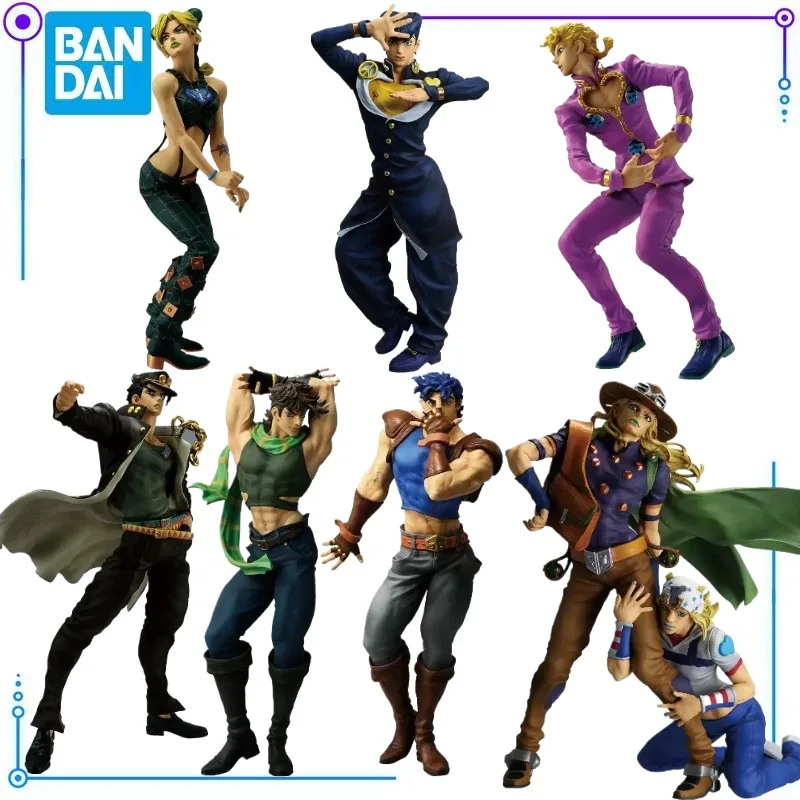 

In Stock bandai JoJo's Bizarre Adventure Kuji The Gathering of STARS Exquisite Figures Toy Models Anime Characters Collection