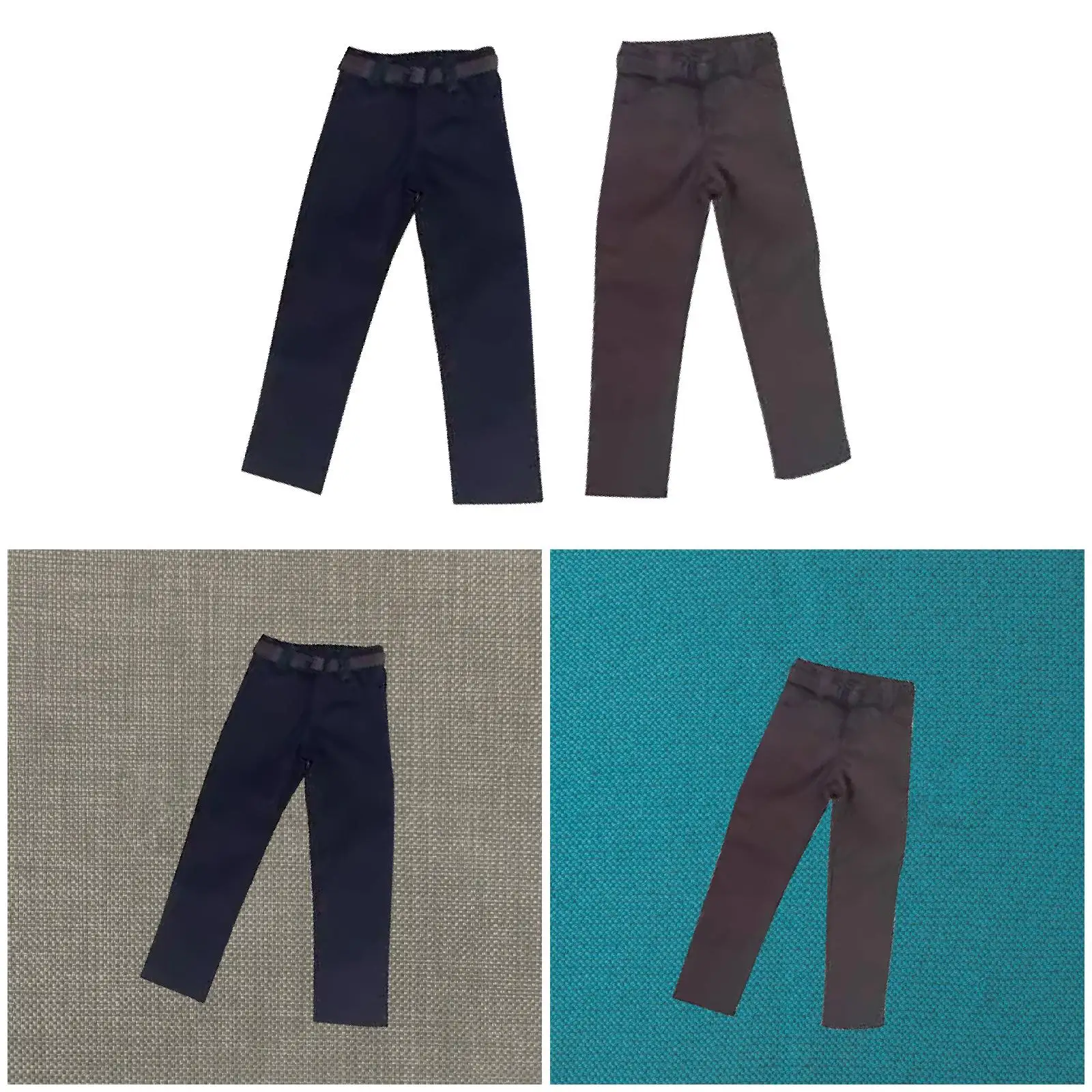 Pantalones de figura de hombre, Pantalón recto Regular para muñeca, 1/12, figuras de acción, 1/12