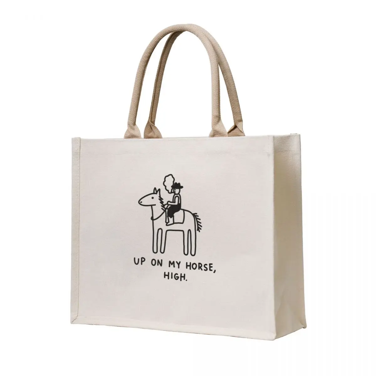 

Up On My Horse, High - The Peach Fuzz Tote Bag Women's bag shopping cart bags custom tote bag Handbags women