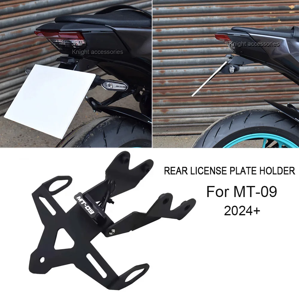 

Motorcycle Rear License Plate Holder with Lightweight Tail Tidy Fender Eliminator For MT09 MT-09 MT 09 mt09 2024 2025