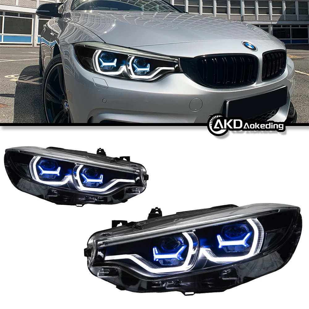 Auto Parts For BMW 4 Series F32 Headlights 2013-2015 F33 F36 M4 latest Styling LED DRL Dual Projector Car Accesorios Modified