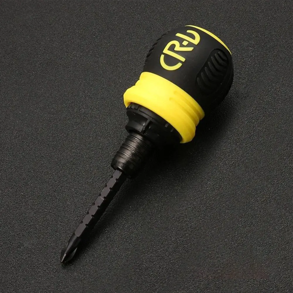 Set di cacciaviti a cricchetto Mini Binoax utensile manuale a cacciavite telescopico a doppio scopo con testa a lotto magnetica