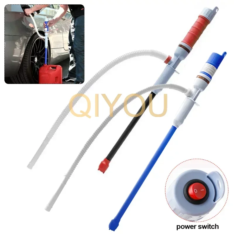 Electric Liquid Fuel Transfer Siphon Pump Powered Liquid Transfer Siphon Pump Portable For Fuel Oil Water Gas Fish Tank