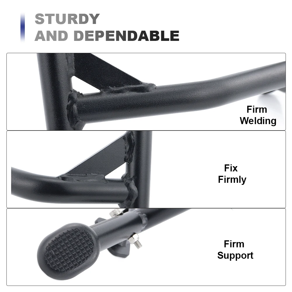 Cavalletto centrale per moto per Kawasaki Vulcan S 650 2015-2024 Cavalletto da parcheggio in acciaio Supporto per cavalletto centrale Supporto per cavalletto principale