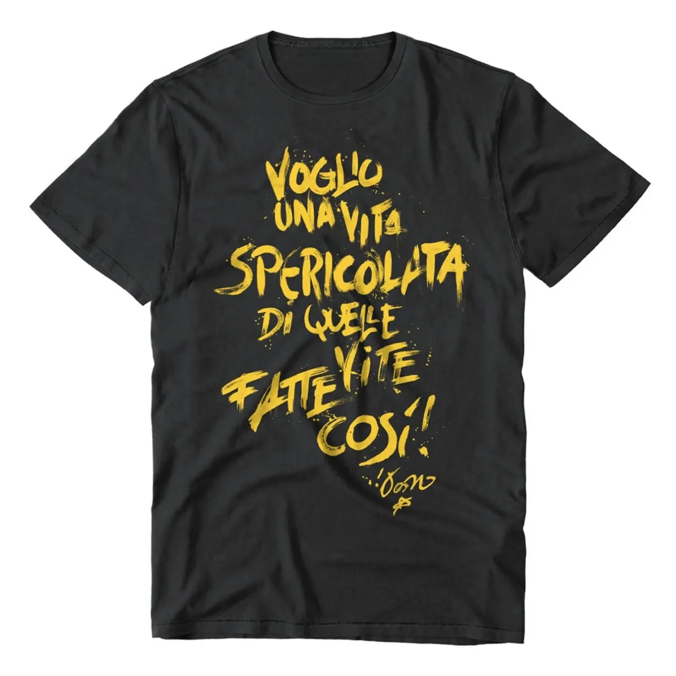 Vasco Rossi Men's Italian Flag Concert T-shirt - Suitable for Concerts Featuring Iconic Italian Singer Songwriters