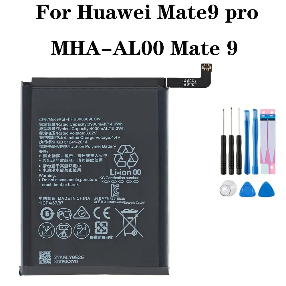 

Новый аккумулятор HB406689ECW для инструментов Huawei Y7 Prime/Y7 2017/Y9 2019