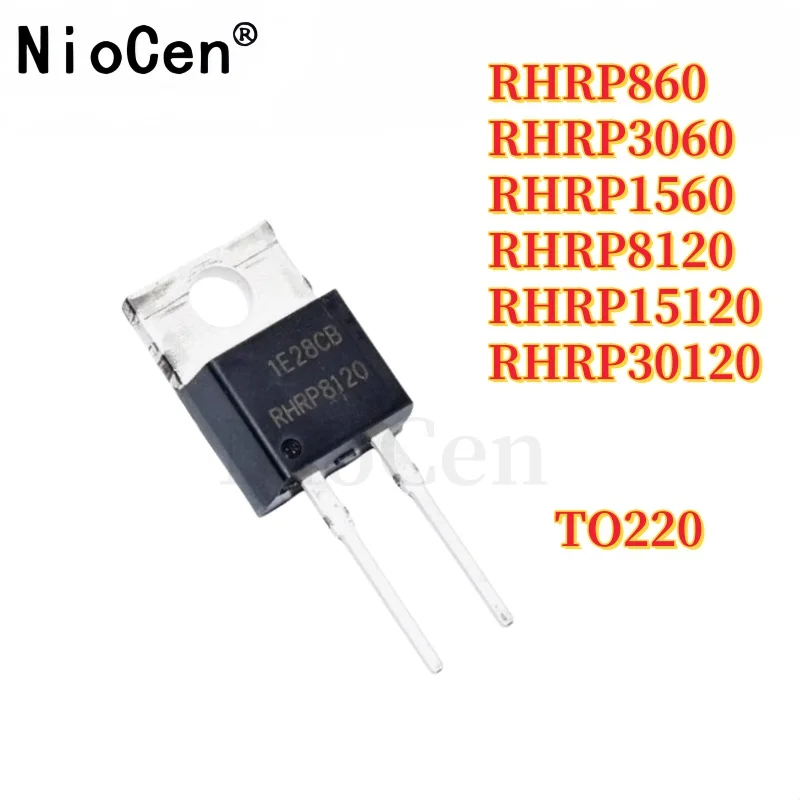 

(5PCS) New fast recovery diode RHRP860 1560 15120 3060 30120 8120 TO220