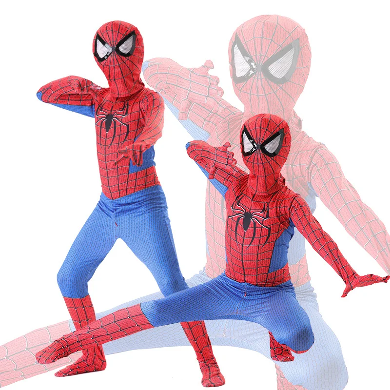 

Superhero Spiderman Adults Costume Set Iron Miles Morales Amazing Halloween Play Cosplay Bodysuit Tight Fitting Clothing