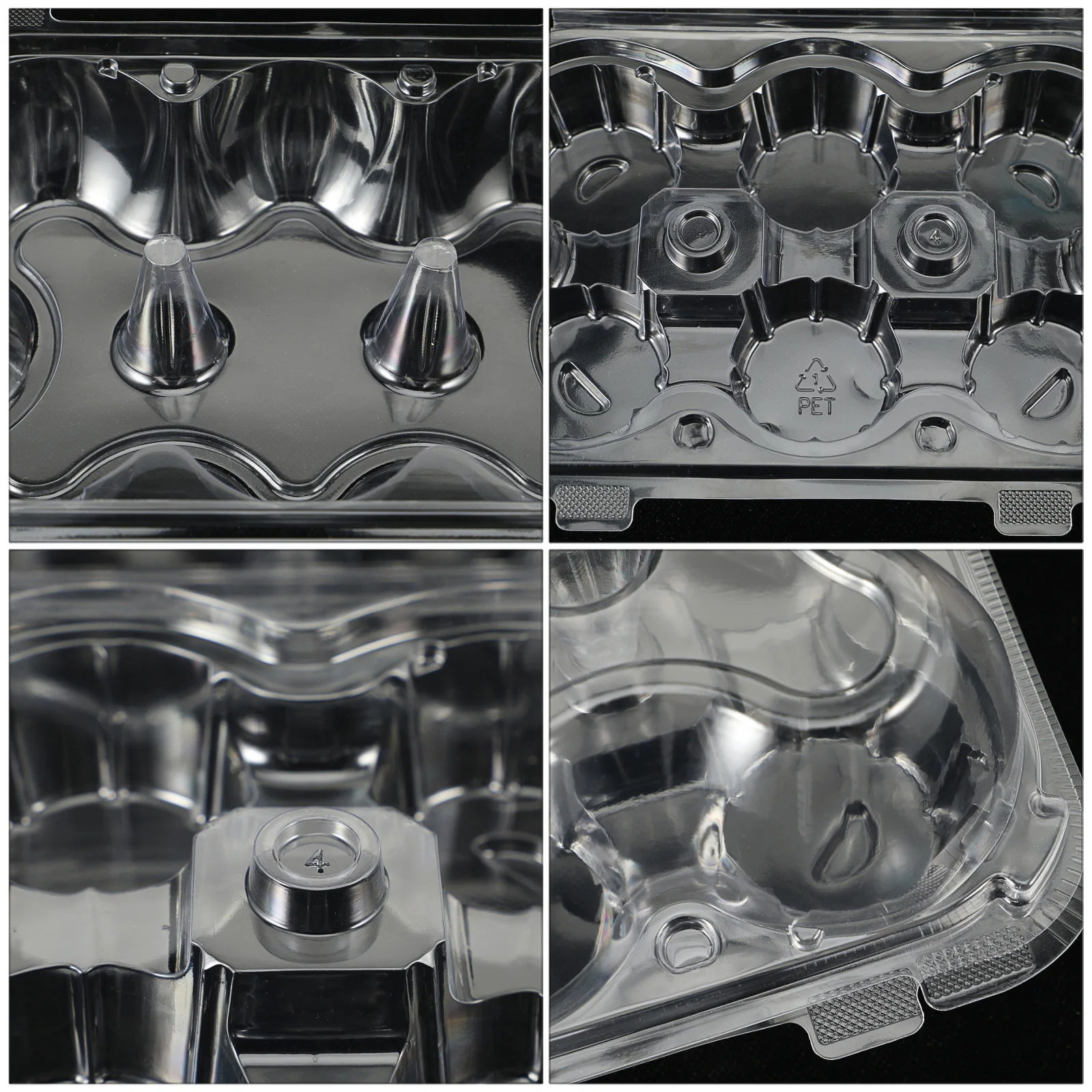 

15 Pcs Cupcake Box Cardboard Boxes Container Clear Containers Package Decor Food