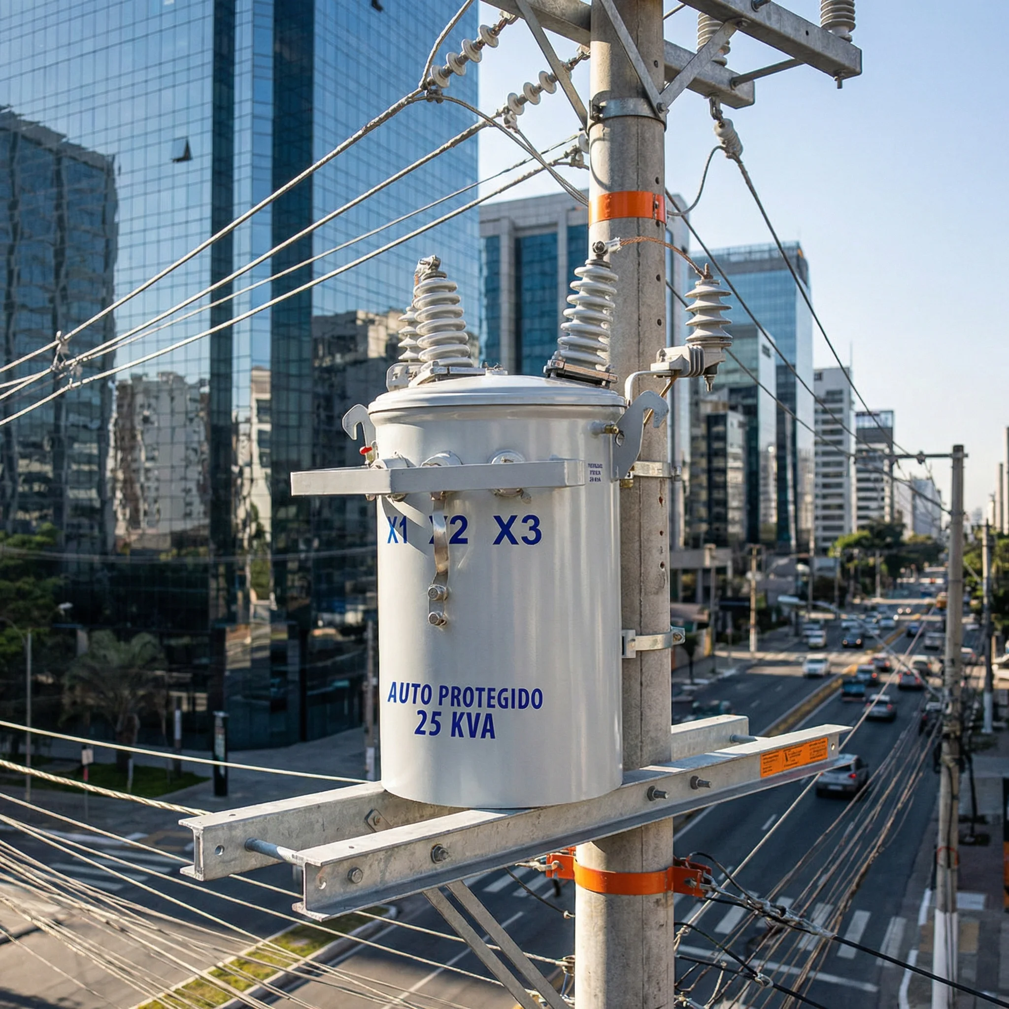 Top Quality 450KVA 22KV Transformer - Heavy Duty Fireproof GOST CE Rural Electrification Pole Mounted