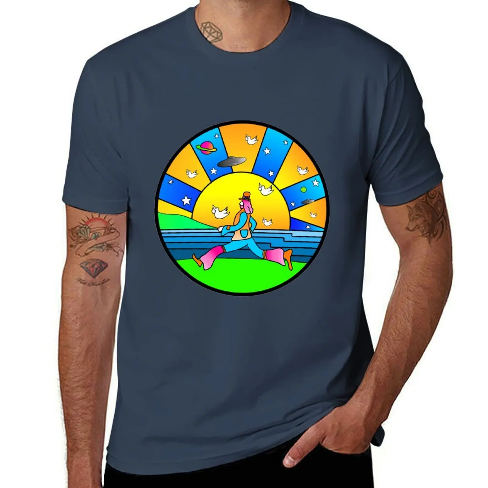 

Psychadelic Scene T-Shirt man t shirts for men t shirt man designer T-Shirt