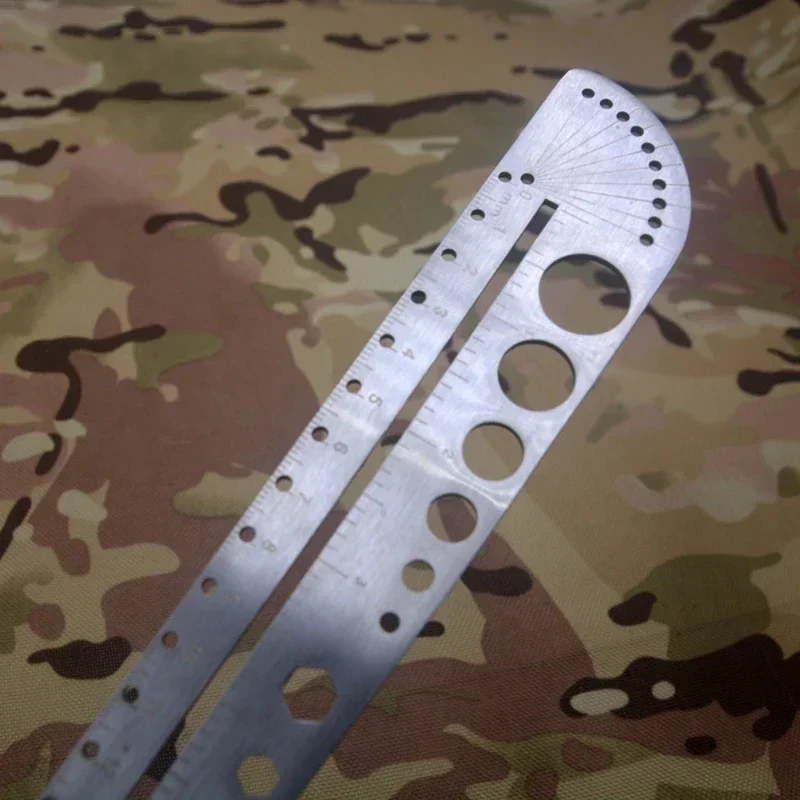 Multifunctional Stainless Steel Angle Ruler Measurement Tool Kawaii School Supplies Art Craft Geometry Drawing Instrument