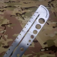 Multifunctional Stainless Steel Angle Ruler Measurement Tool Kawaii School Supplies Art Craft Geometry Drawing Instrument 3