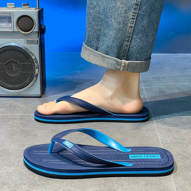 

Men's Classic Flip Flops Lightweight Outdoor Seaside Casual Home Slippers