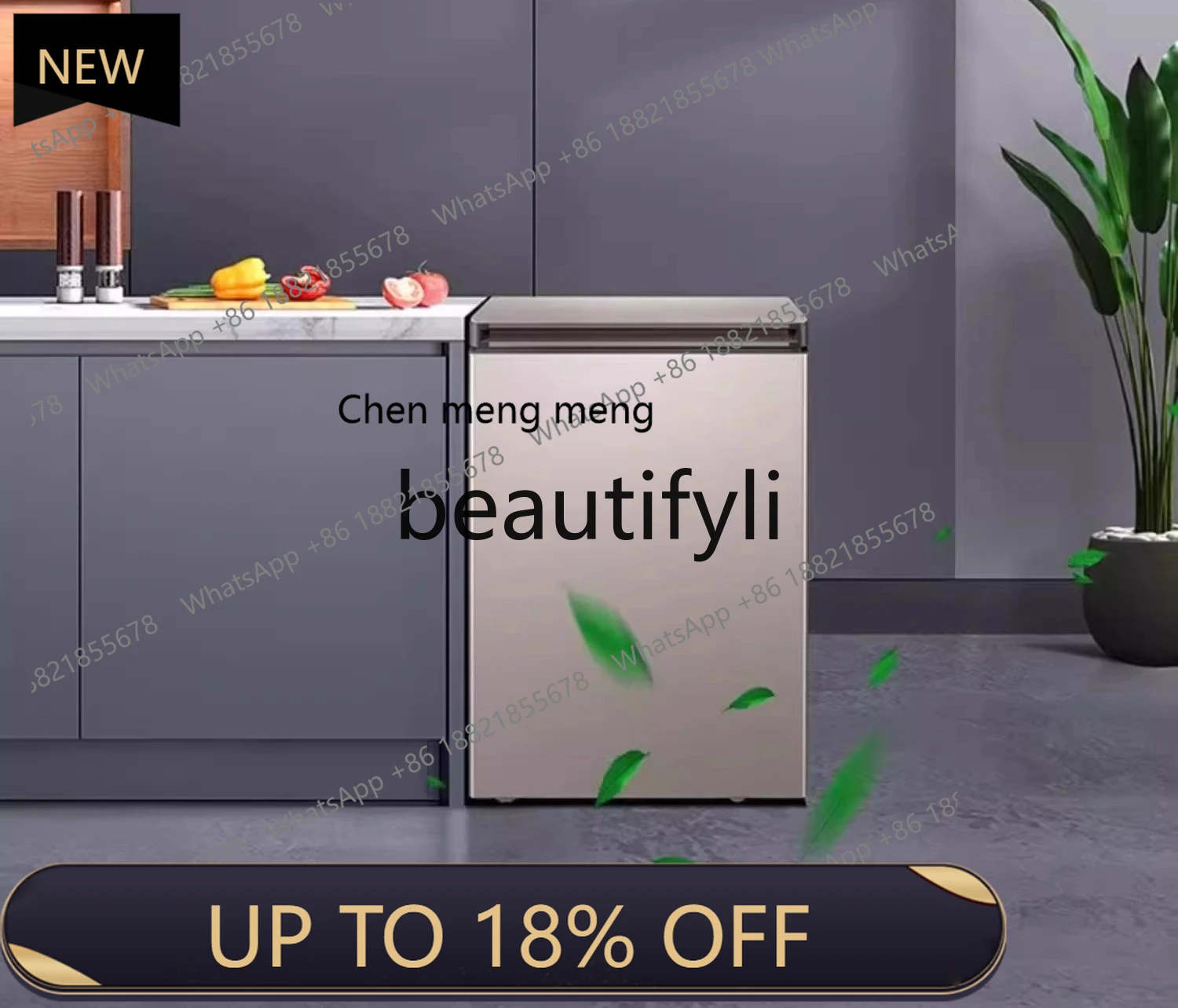 

New arrive Freezer household, fully frozen and refrigerated small freezer household frost reduction first-class energy efficienc