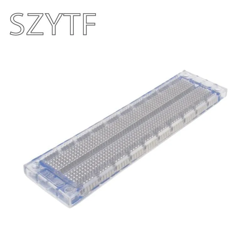 Breadboard connection cable mini breadboard transparent splicable hole board experiment board