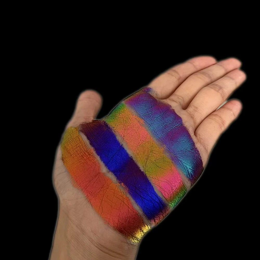 Kameleon ogen schaduw poeder glitter lichaamsdecoratie glitter oog highlights geschikt voor muziekfestivals, Pride moon