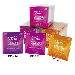 Ziko DP Series 10 Sets of Acoustic Guitar Strings Hexagonal Core Phosphor Bronze 010-048/011-050/012-053 Inch Guitar Accessories