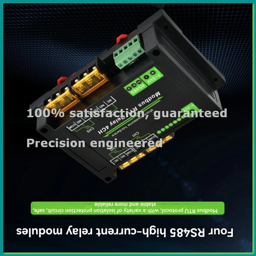

Модуль реле на DIN-рейку, 4 канала, протокол Modbus RTU, RS485, высокоточный релейный модуль, различные схемы изоляционной защиты - PZZW