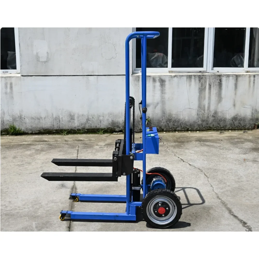 Fully electric lifting hydraulic loading and unloading portable small transport forklift