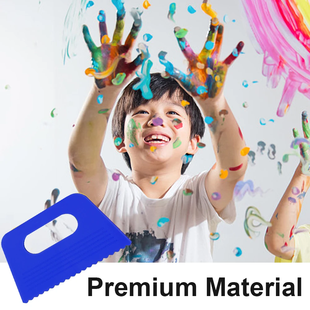 Ferramentas de pintura Graffiti portátil para crianças, Educação Infantil Escultura, Crianças, Artesanato Infantil, Desenho, Linha DIY colorida, Raspador de tinta, Handheld, 4Pcs