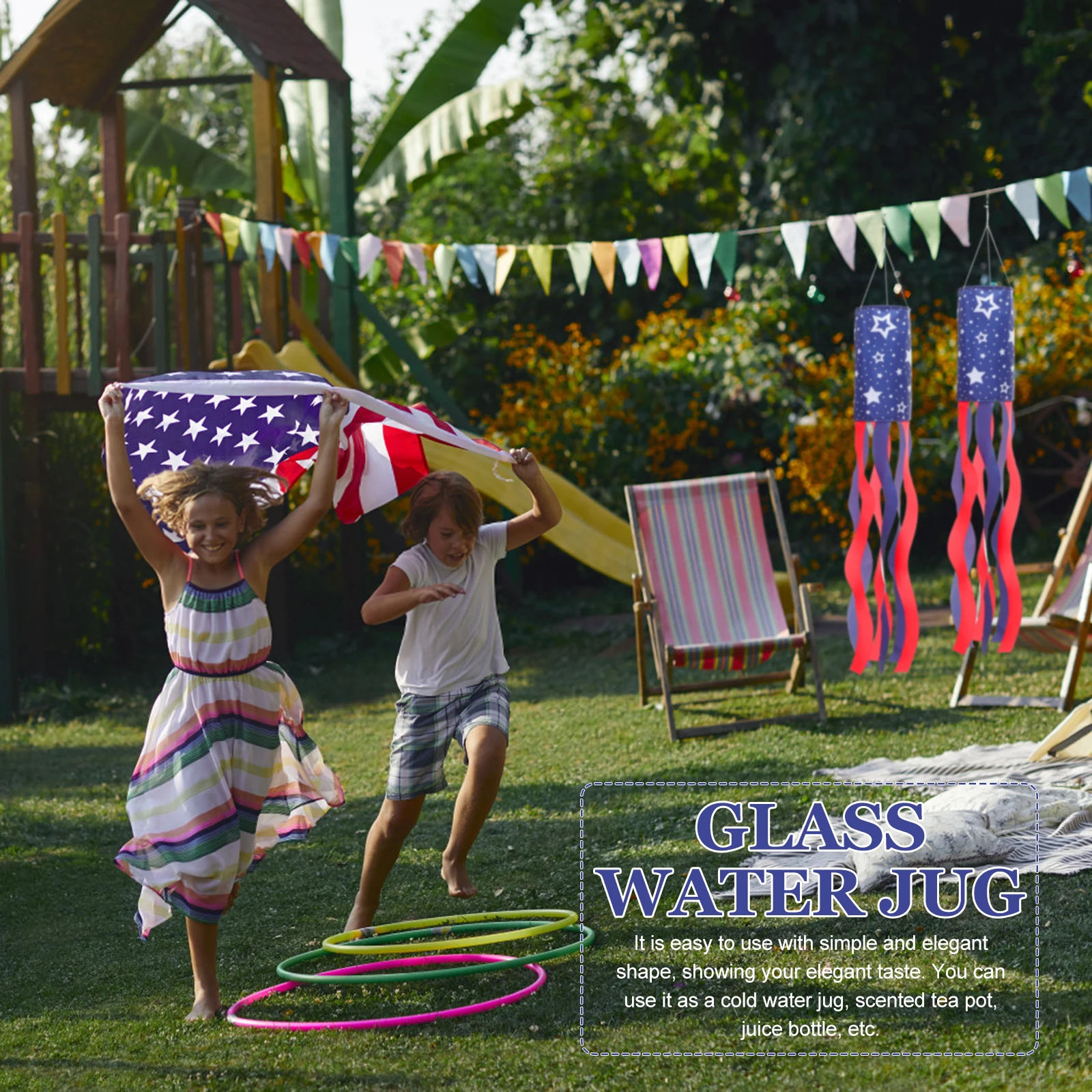 

Festival Windsock Windpipe Flag Patriotic American Windsocks Hair Dryer Direction Camping