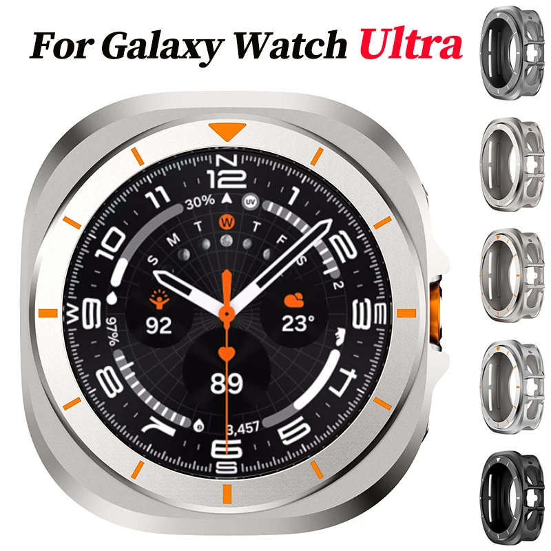 Luxury Metal Case For Samsung Galaxy Ultra Watch Ultra 47mm Cover Screen Protector for Samsung Galaxy Ultra 2025 47MM