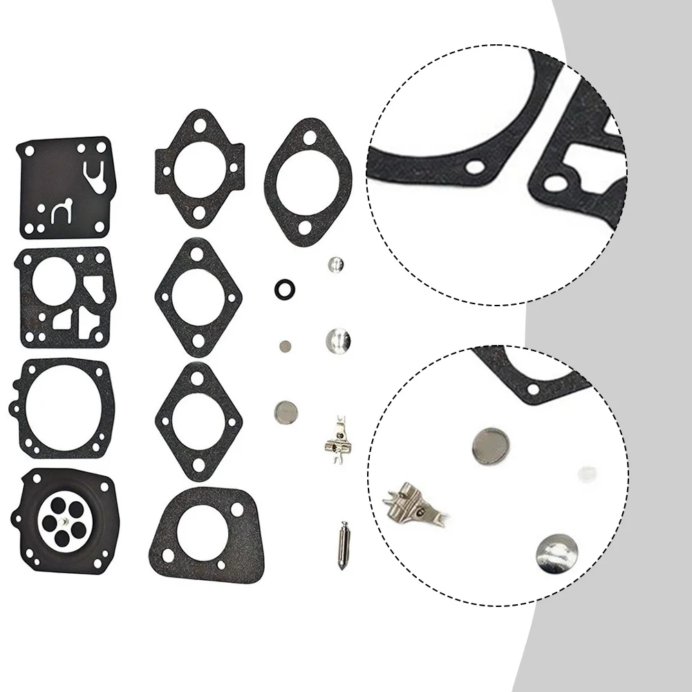 Carburetor Kit for Tillotson HS203 HS286 Chainsaws and Brush Cutters Compatible with For PS6000i and Models 117 120 123 133 153