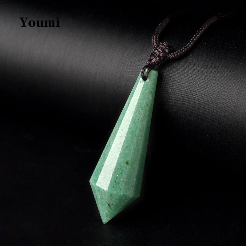 Natural Green Crystal Pendant Fashionable New Necklace Can Attract Good Luck Exquisite Jewelry Accessories Surprise Couple Gifts