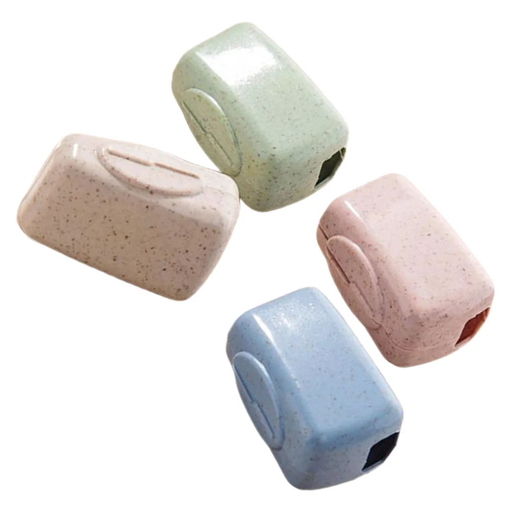 8 قطعة أغطية فرشاة الأسنان قبعات حقيبة سفر عالمية لرؤوس فرشاة الأسنان حماية خفيفة الوزن صندوق تخزين قوي العناية بالفم