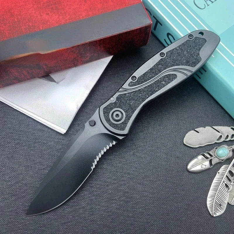 

1670 Складной нож для кемпинга на открытом воздухе D2, лезвие 6061-T6, карманная ручка для выживания, тактические охотничьи ножи, фруктовые ножи, инструменты CED