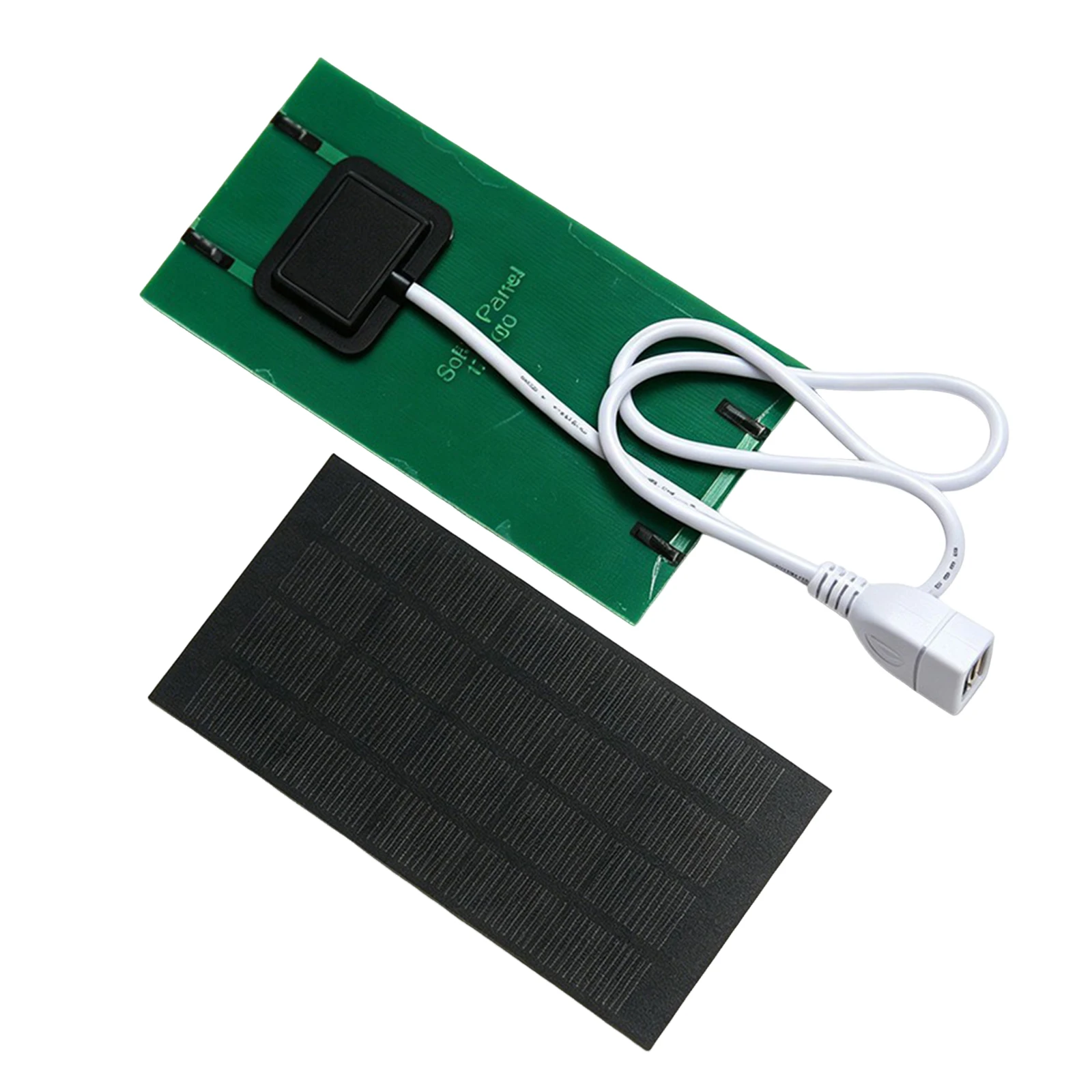 1.2W 5V Solar Panel Power Backup 4.7x2.4 Inches/120x60mm Polycrystalline Solar Cells for Camping Hiking Outdoor Adventures