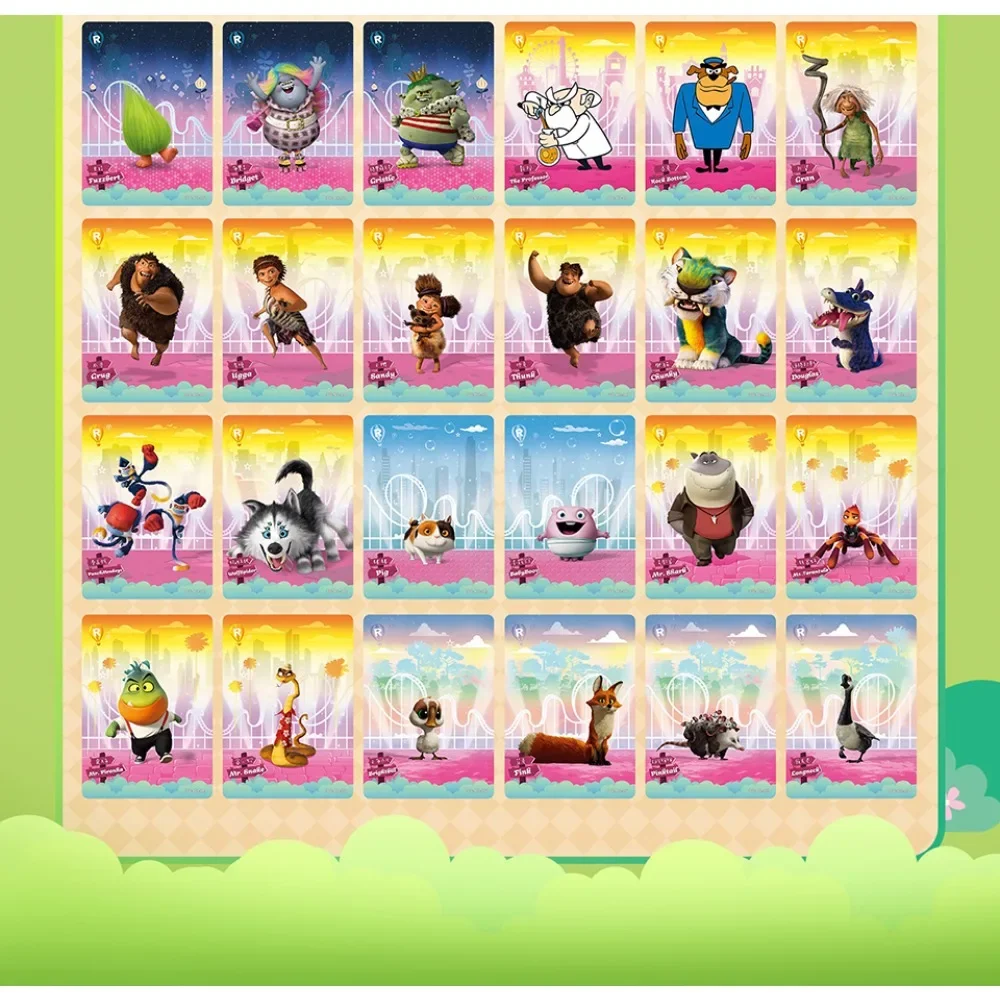 KAYOU DreamWorks Cards 30th Anniversary Collection Anime Character Exquisite Cool Trend SP QR UR Portrait Cards Boys Girls Gifts