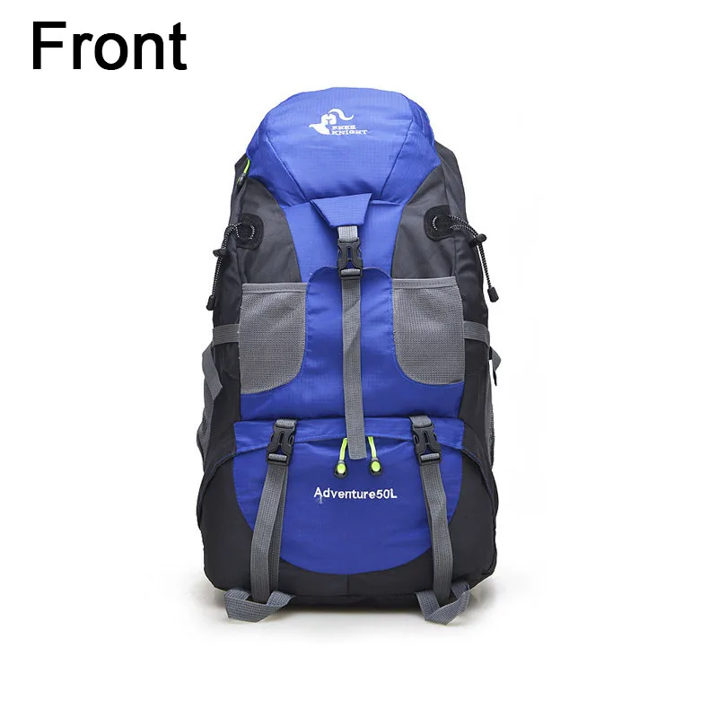 50L Outdoor Hiking Backpack 6 Colors Unisex Waterproof Tourist Travel Mountain Backpack Trekking Camping Climbing Sport Bags