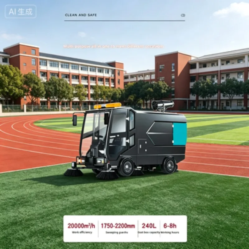 

High-Performance Ride-on Floor Sweeper and Street Sweeper for Industrial Cleaning of Warehouse Distribution Centers and Factory
