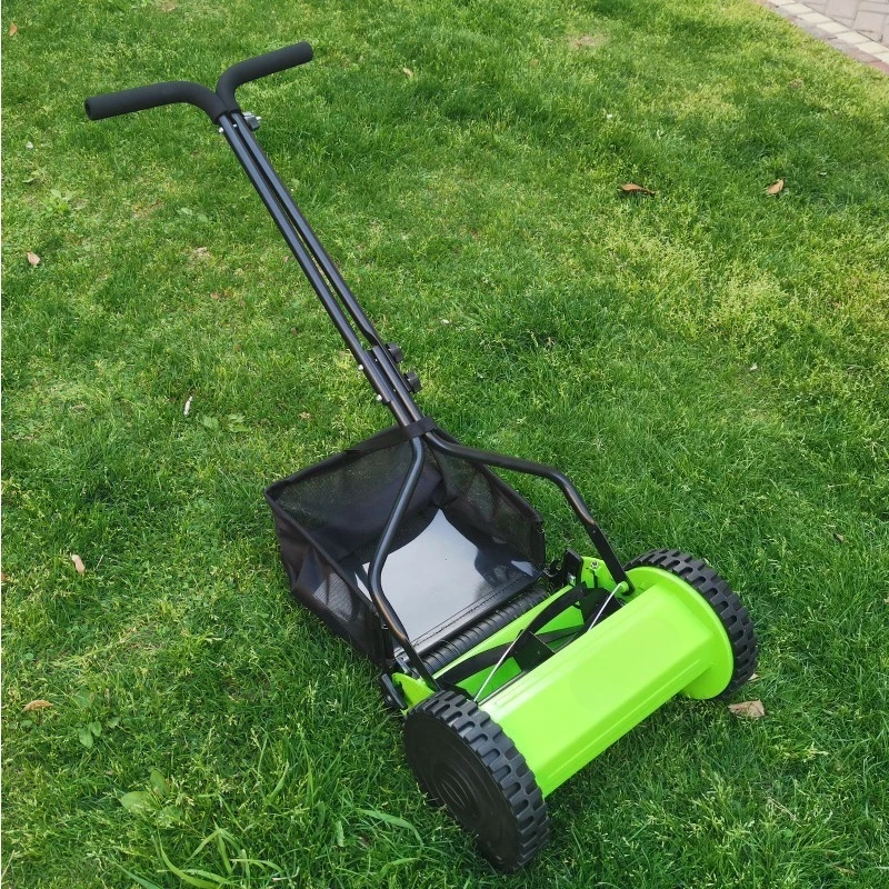 12-Inch villa garden multi-functional lawn mower, small area household small hand push lawn mower