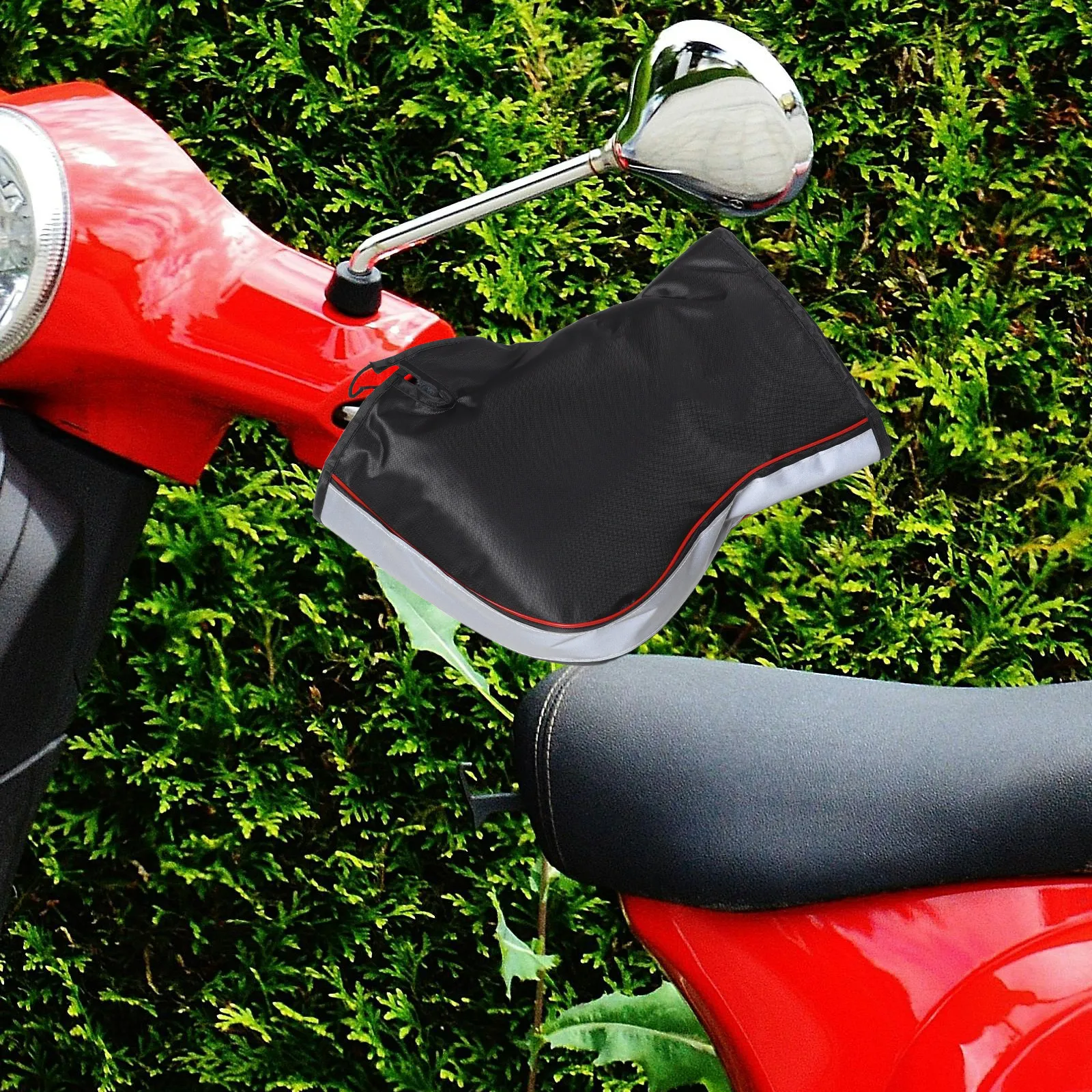 

1Pair Sturdy Nylon Reflective Handlebar Gloves Thermal Insulated Warm Winter Cold Weather Motorbike Dirt Mountain Cycling