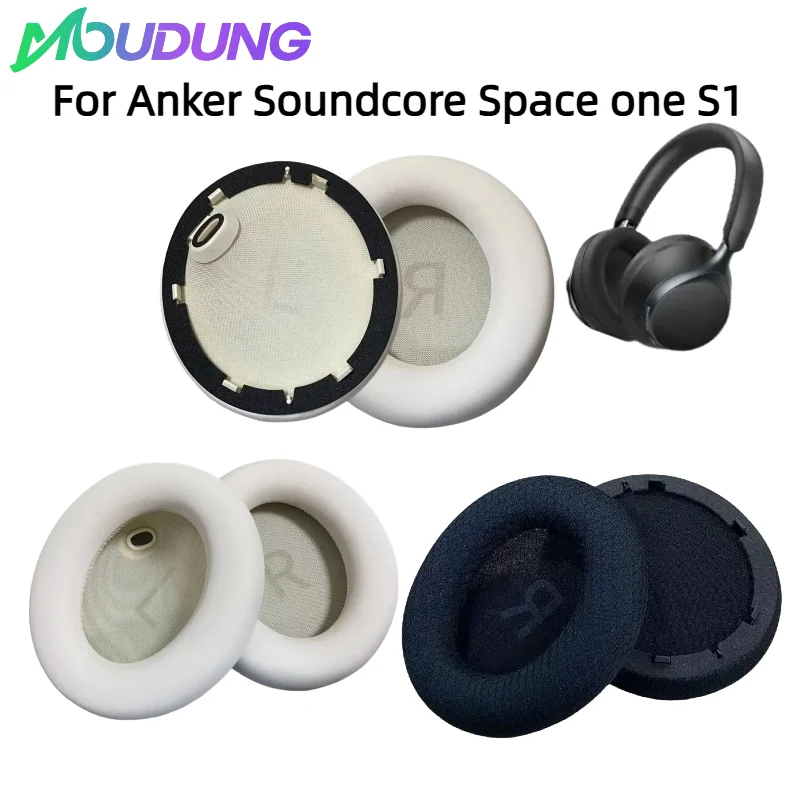 

Ear Pads For Anker Soundcore Space one S1 Headphone Replacement Leather Pads High Quality Foam Pads