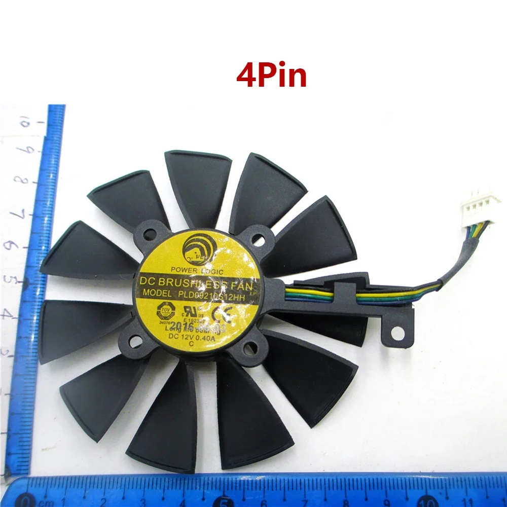 New 87MM PLD09210S12M PLD09210S12HH Cooling Fan Replace For ASUS Strix GTX 1060 OC 1070 1080 GTX 1080Ti RX 480 Graphics Card Fan