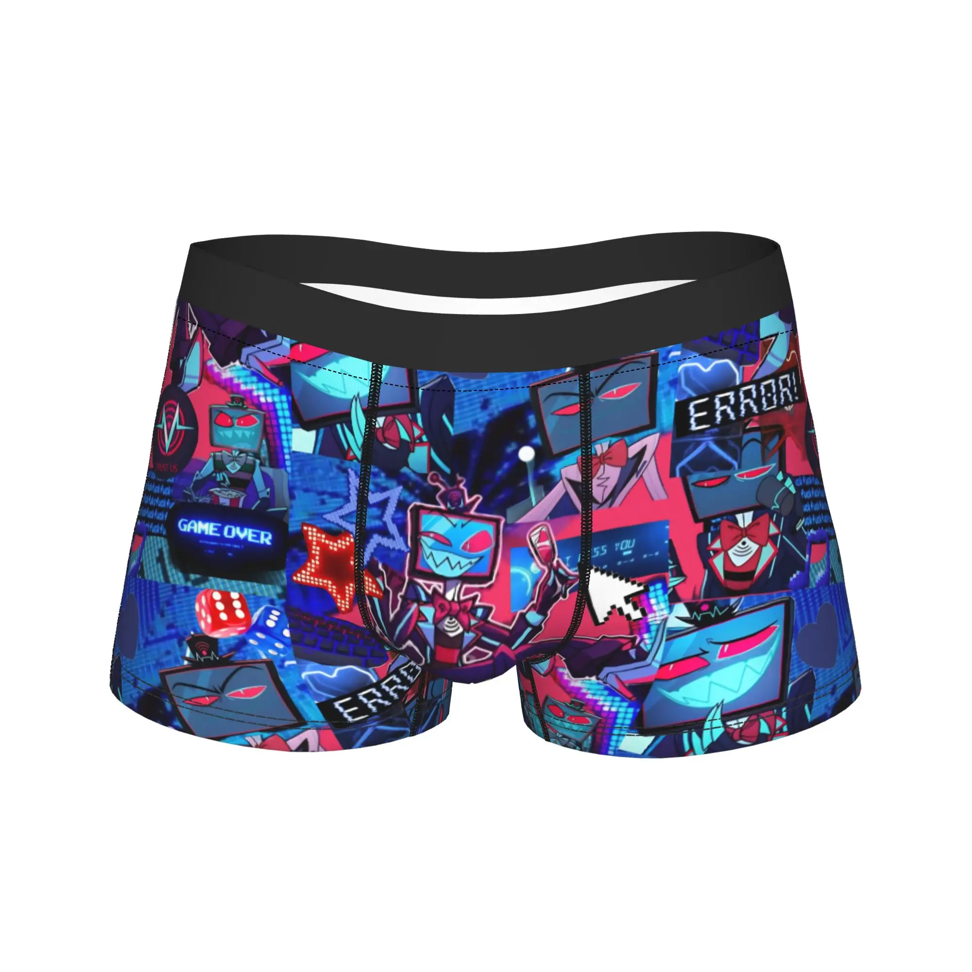 

Vox Men's Underwear Hazbined Hotels Boxer Briefs Shorts Panties Sexy Breathable Underpants for Homme Plus Size