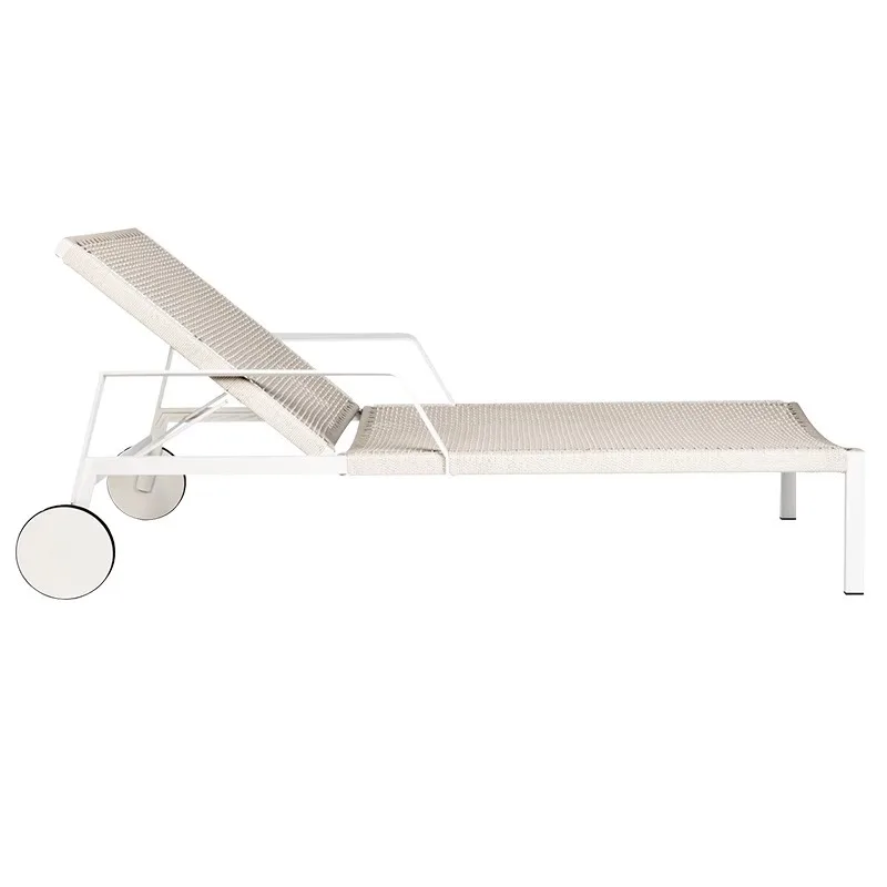 Nordic outdoor swimming pool bed, furniture combination waterproof and sunscreen