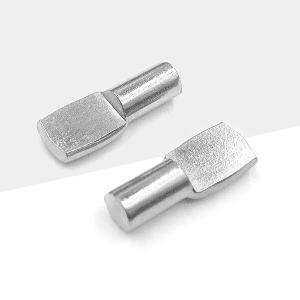 

68Pcs Shelf Bracket Pegs Stainless Steel Metal Shelf Support Set for Home Store Cabinets Bookcases Entertainment Shelving