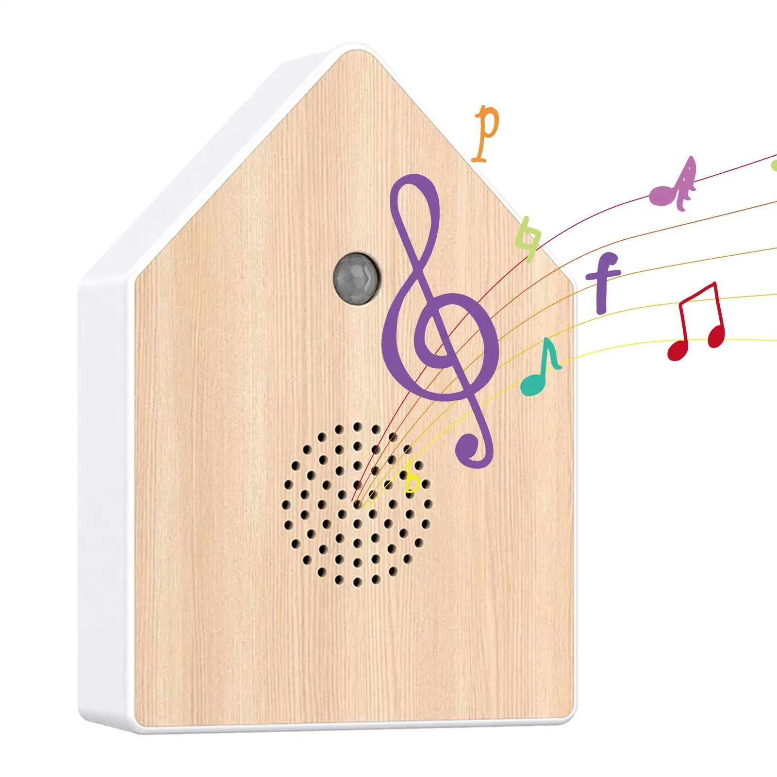 Bird Singing Speaker Motion Sensor Versatile Smart Animal Noise Machine Singing Bird Box for Bedroom Livinfg Room Home Decor