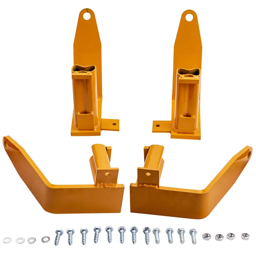 4 * Universal Stake Powder Coated Camper Tie Down สําหรับรถปิคอัพขนาดเต็ม TDSF