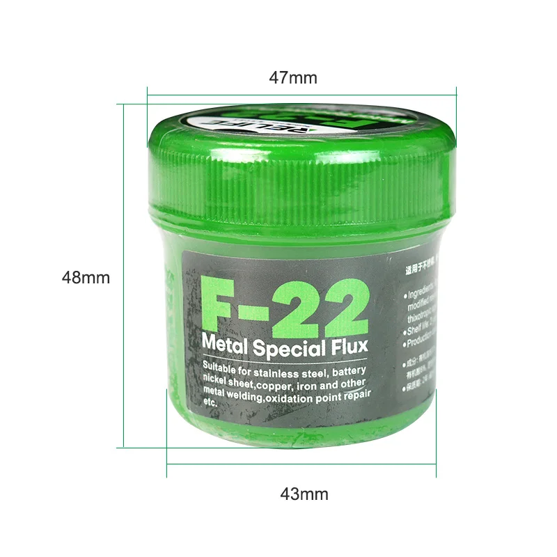 RELIFE F-22 Multi-functional Welding Flux for Stainless Steel/Nickel Sheets Soldering Repair High Insulation Resistance Paste