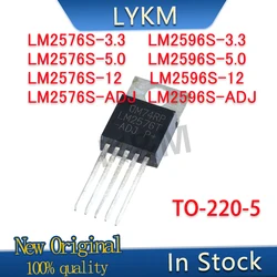 10PCS New LM2576T-3.3 LM2576T-5.0 LM2576T-12 LM2576T-ADJ LM2596T-3.3 LM2596T-5.0 LM2596T-12 LM2596T-ADJ TO263 Voltage stabilizer