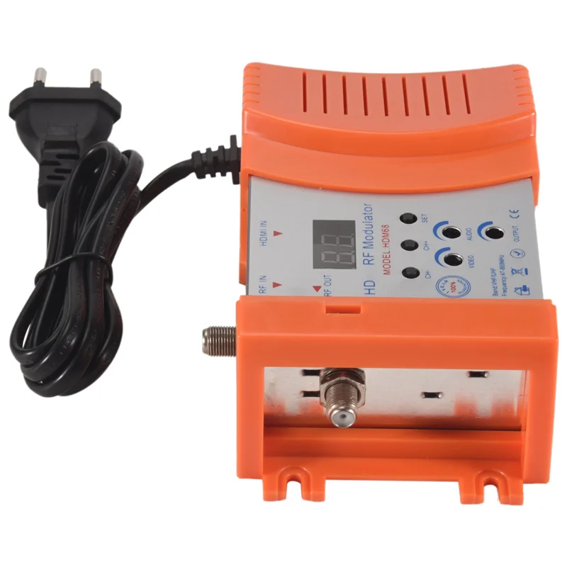 N88R Nieuwe HDM68 Modulator Digitale RF Modulator AV Naar RF Converter VHF UHF PAL/NTSC Standaard Draagbare Modulator EU Plug